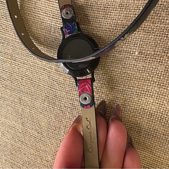 Floral Black Women's Wrap Locket - Picture 5 of 5